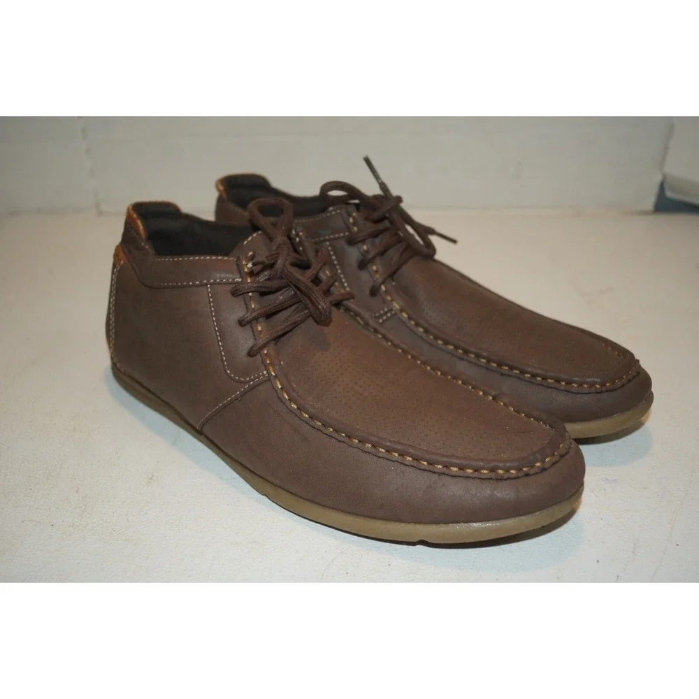 Madden M-Realty Mens Brown Casual Lace Up Shoes Size 10